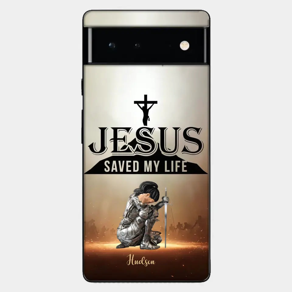 Jesus Saved My Life Personalized Phone Case