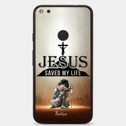 Jesus Saved My Life Personalized Phone Case