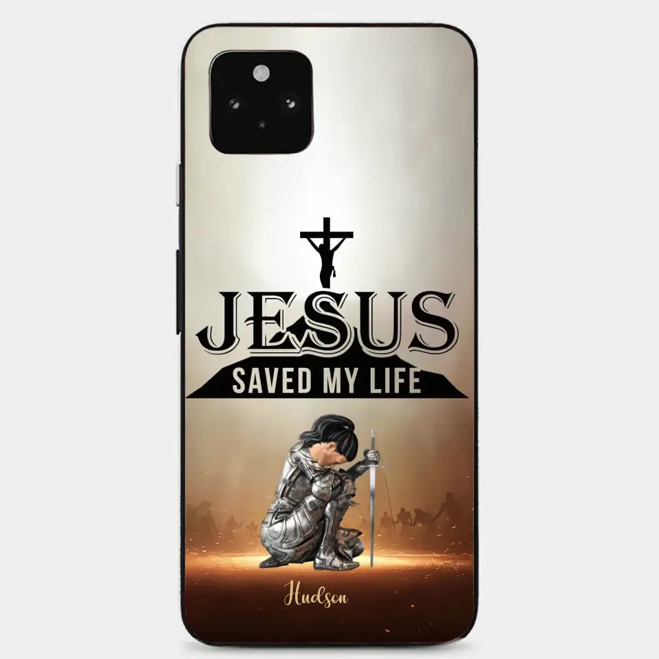 Jesus Saved My Life Personalized Phone Case