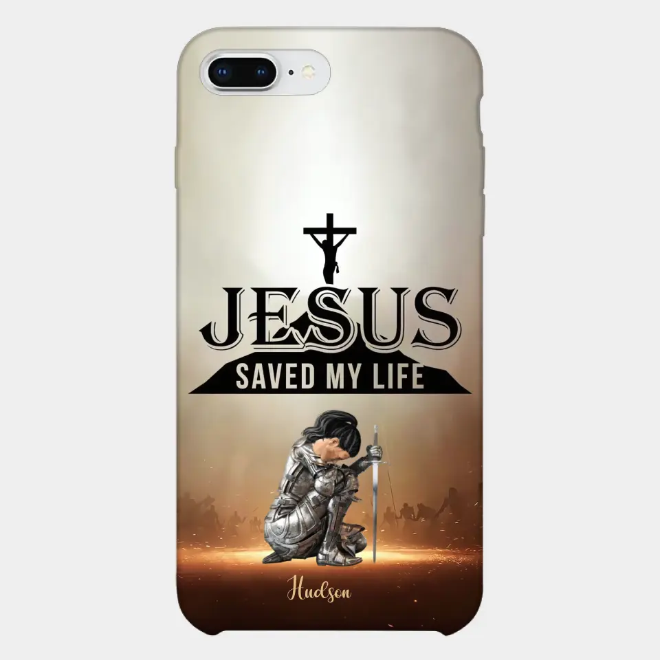 Jesus Saved My Life Personalized Phone Case