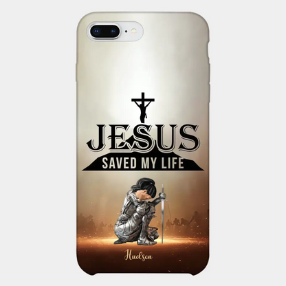 Jesus Saved My Life Personalized Phone Case