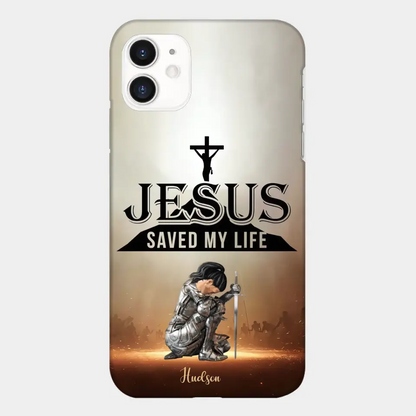 Jesus Saved My Life Personalized Phone Case