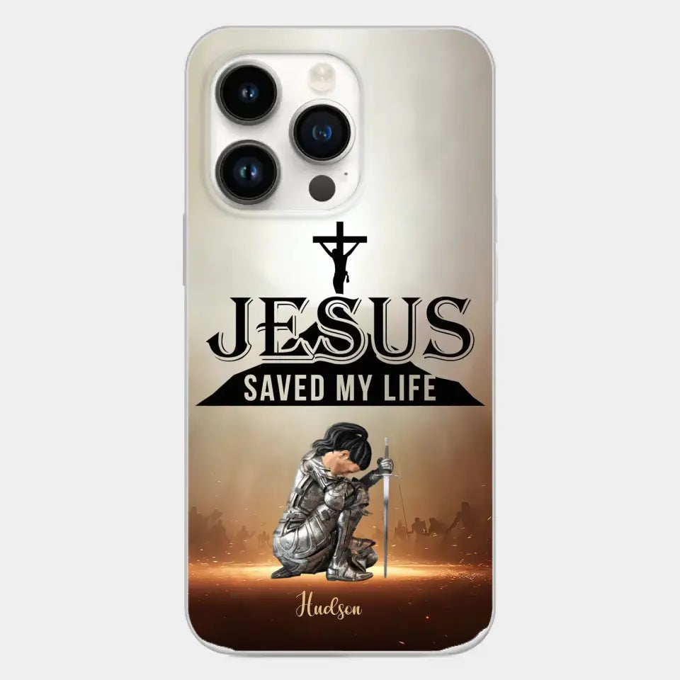 Jesus Saved My Life Personalized Phone Case