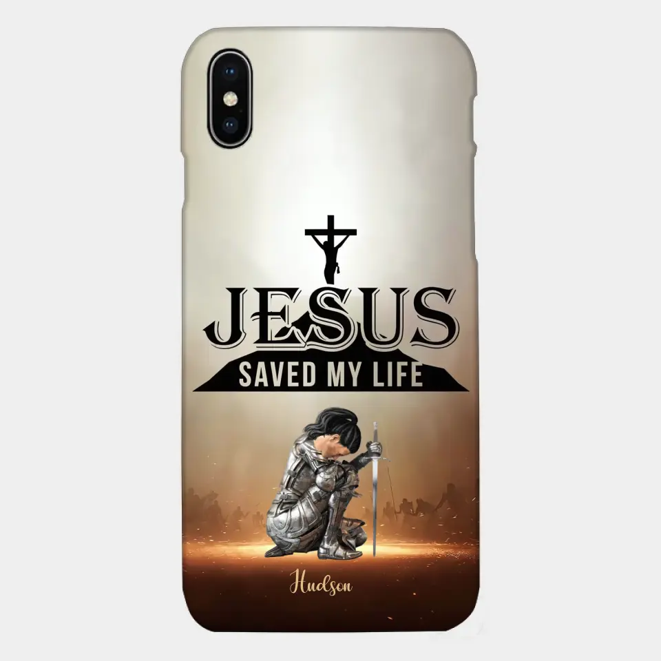 Jesus Saved My Life Personalized Phone Case