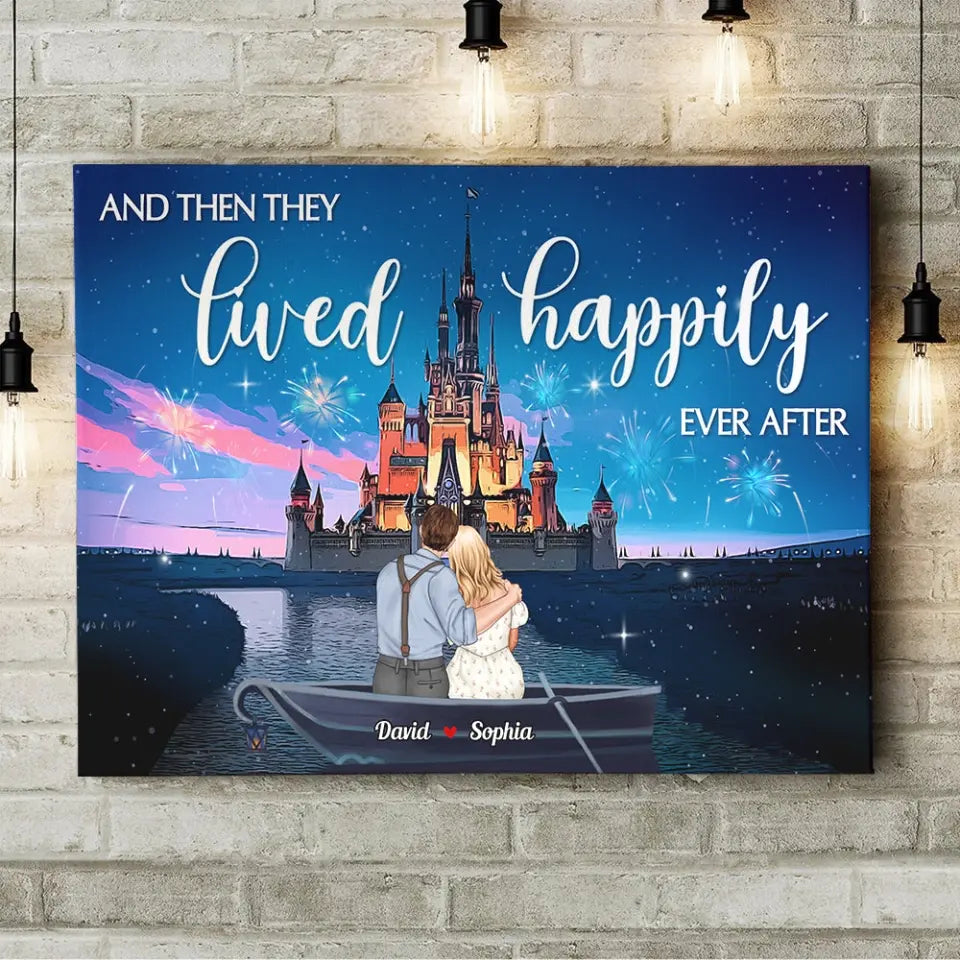 They lived happily ever after Personalized lightweight photo frames, posters, couple gifts