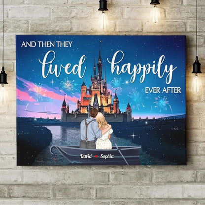 They lived happily ever after Personalized lightweight photo frames, posters, couple gifts