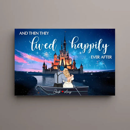 They lived happily ever after Personalized lightweight photo frames, posters, couple gifts