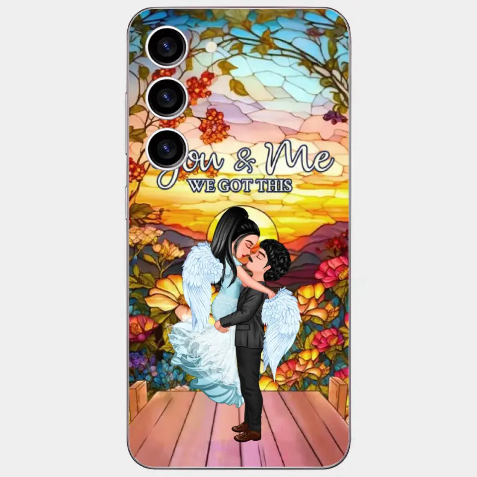 Doll Couple Hugging You & Me We Got This Personalized Phone Case