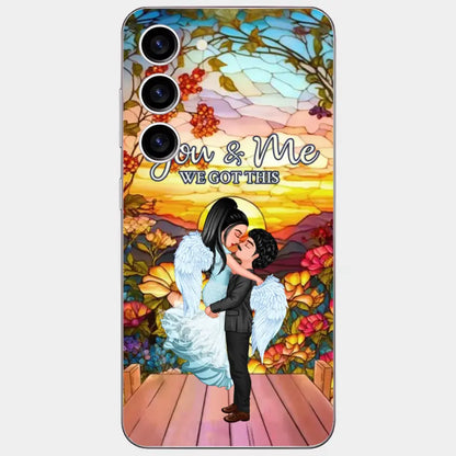 Doll Couple Hugging You & Me We Got This Personalized Phone Case