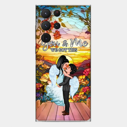 Doll Couple Hugging You & Me We Got This Personalized Phone Case