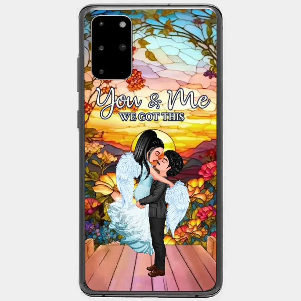 Doll Couple Hugging You & Me We Got This Personalized Phone Case
