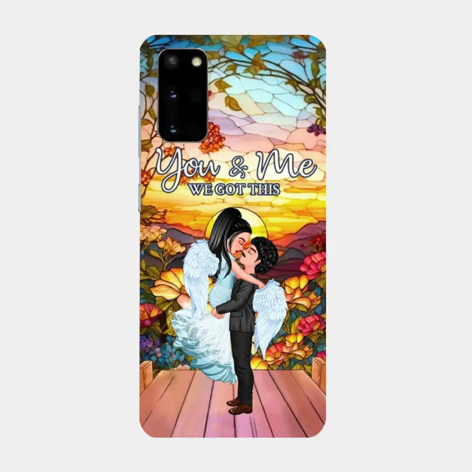Doll Couple Hugging You & Me We Got This Personalized Phone Case