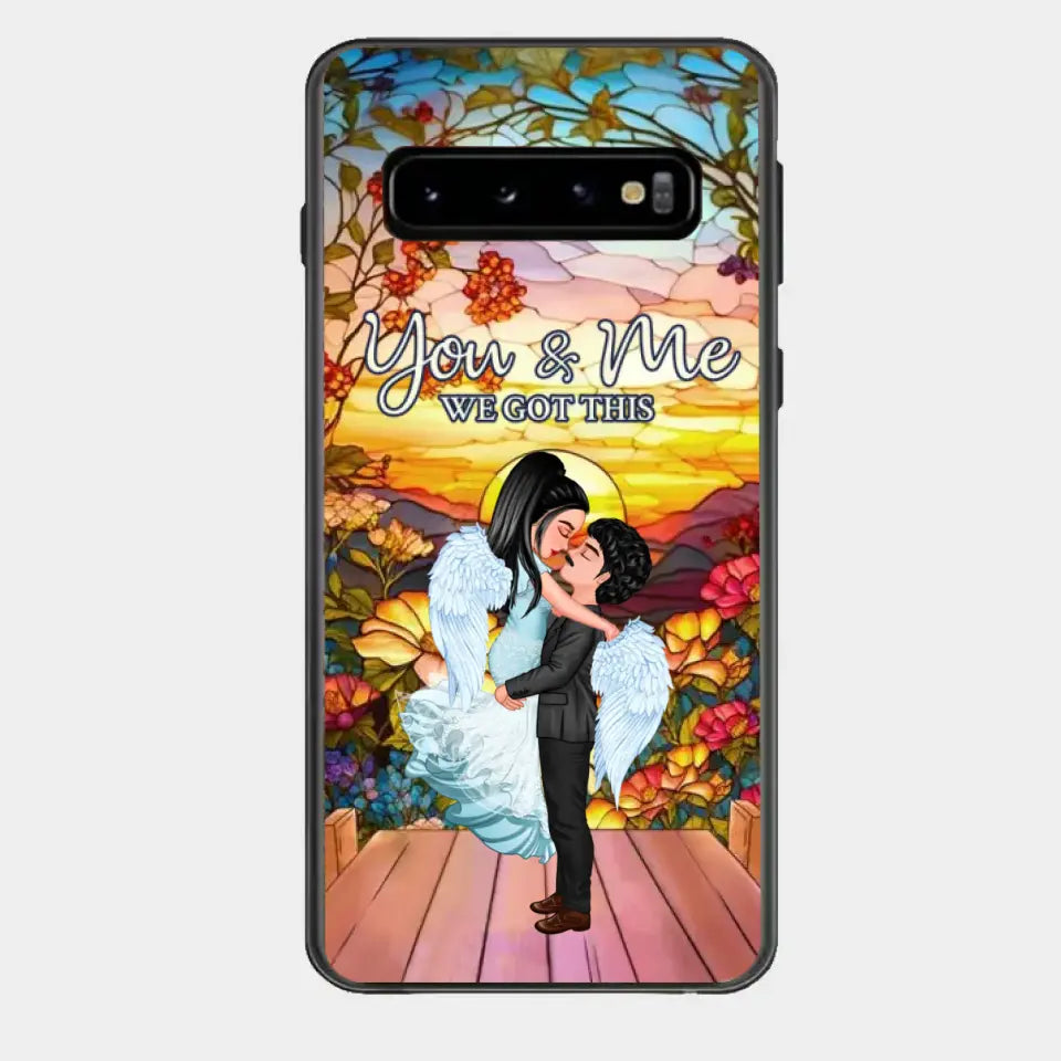 Doll Couple Hugging You & Me We Got This Personalized Phone Case