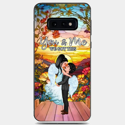 Doll Couple Hugging You & Me We Got This Personalized Phone Case