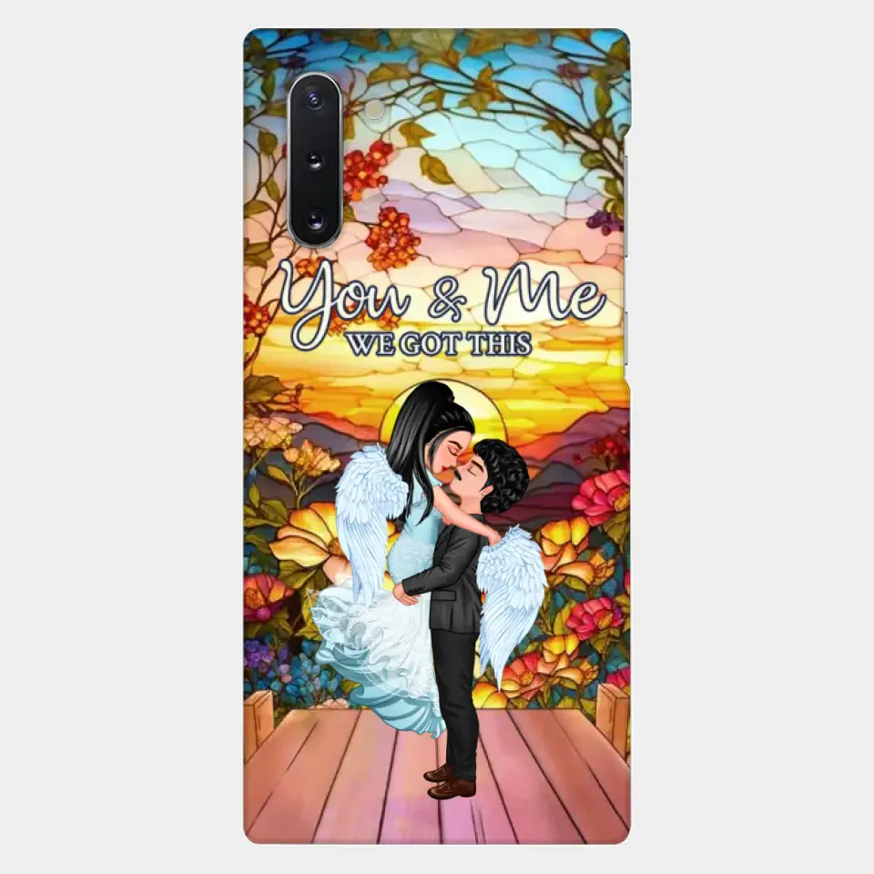 Doll Couple Hugging You & Me We Got This Personalized Phone Case