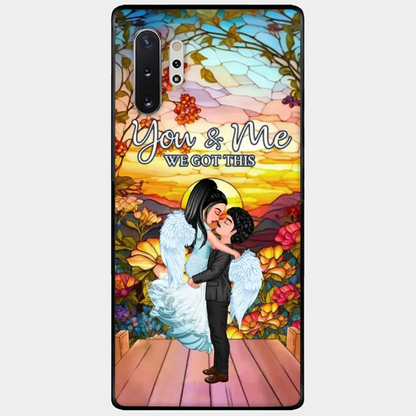Doll Couple Hugging You & Me We Got This Personalized Phone Case