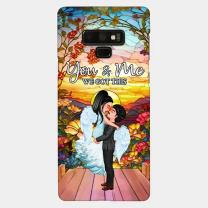 Doll Couple Hugging You & Me We Got This Personalized Phone Case