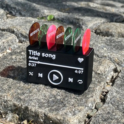 Guitar pick & plectrum holder display