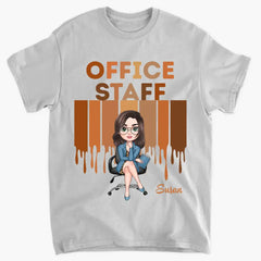 Personalized Custom T-shirt - Gift For Office Staff, Colleague - Love Office Life