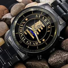 Personalized US State Police Custom Name Watch Printed