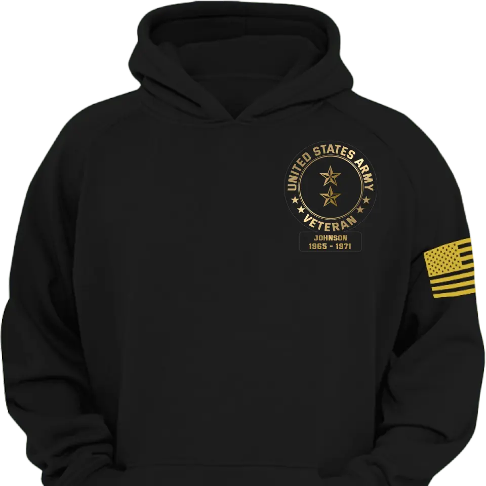 Custom Personalized US Veteran Clothing - Express Your Support and Gratitude