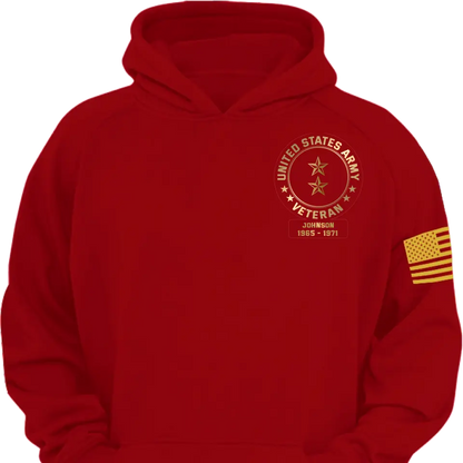 Custom Personalized US Veteran Clothing - Express Your Support and Gratitude