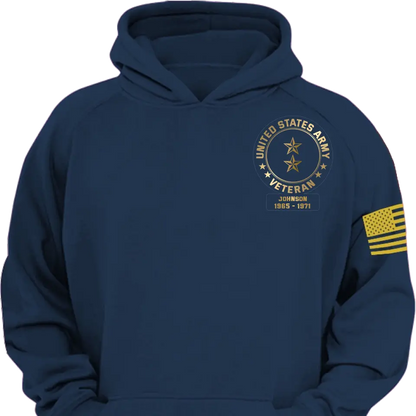 Custom Personalized US Veteran Clothing - Express Your Support and Gratitude
