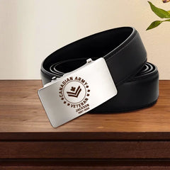 Personalized Canadian Armed Forces Leather Belt