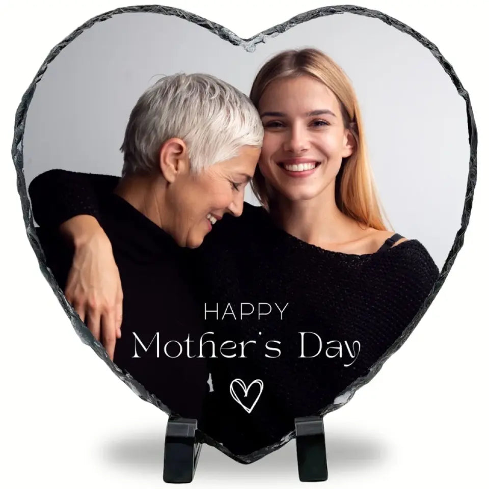 Photo slate gift, photo rock slate gift, Customized Photo slate, Mother's day, Father's day, Birthdays, Wedding gift, Picture Rock slate