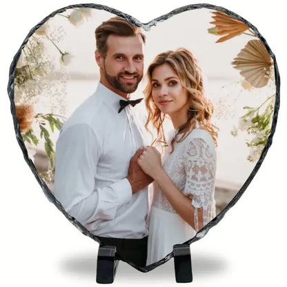 Photo slate gift, photo rock slate gift, Customized Photo slate, Mother's day, Father's day, Birthdays, Wedding gift, Picture Rock slate