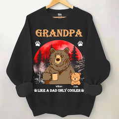 Personalized Grandma Like A Dad Only Cool Bear Printed With Child's Name Clothes