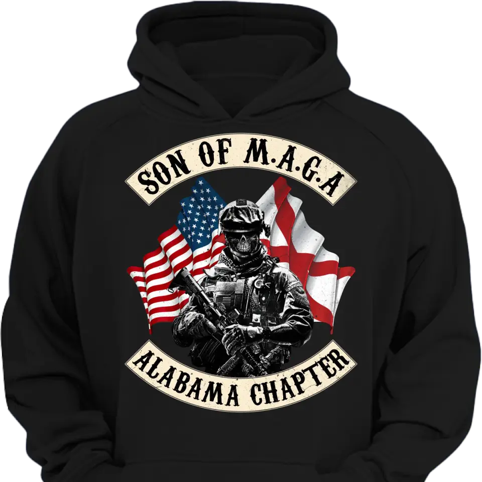 Personalized Veteran Unisex T-shirt/ Sweatshirt/ Long Sleeve - Hoodie - Gift Idea For Veteran/ Father's Day/ Birthday - Son Of M.A.G.A