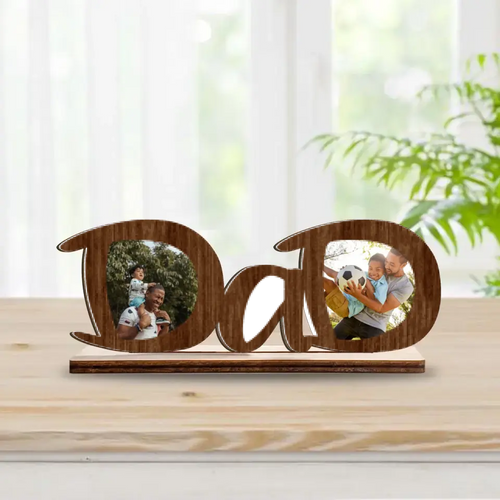 Custom Personalized Dad Wooden Plaque - Gift Idea For Father's Day