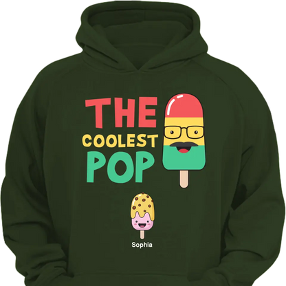 The Coolest Daddy - Family Personalized Custom Unisex T-shirt, Hoodie, Sweatshirt - Father's Day, Gift For Dad, Grandpa