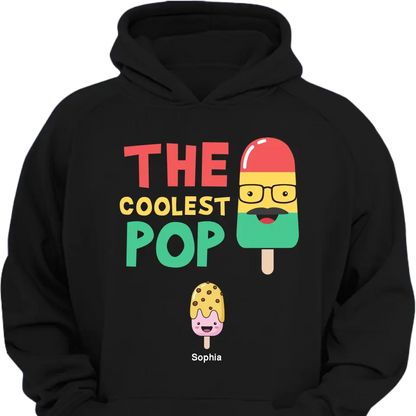 The Coolest Daddy - Family Personalized Custom Unisex T-shirt, Hoodie, Sweatshirt - Father's Day, Gift For Dad, Grandpa