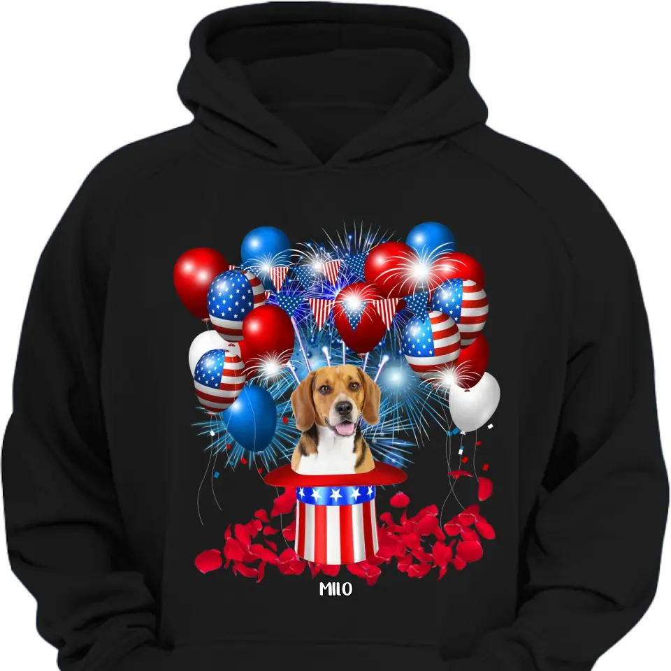 Limited Edition Dog 4th Of July - Personalized T-Shirt, 4th Of July Dog