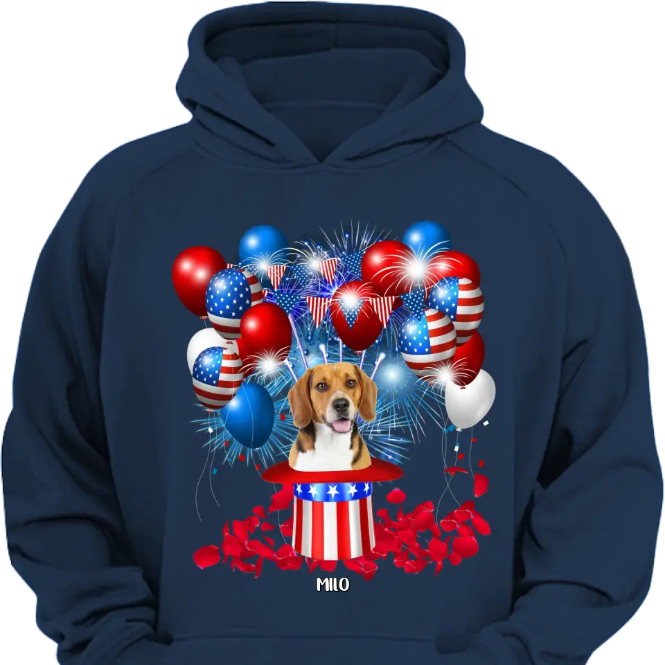 Limited Edition Dog 4th Of July - Personalized T-Shirt, 4th Of July Dog
