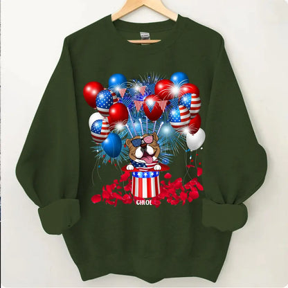 4th Of July Limited Edition Dog - Personalized T-Shirt, 4th Of July Dog