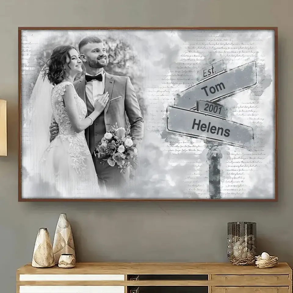 Custom Photo I Need You Because I Love You - Couple Personalized Custom Horizontal Poster - Gift For Husband Wife, Anniversary