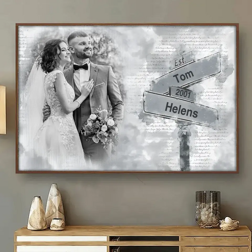 Custom Photo I Need You Because I Love You - Couple Personalized Custom Horizontal Poster - Gift For Husband Wife, Anniversary