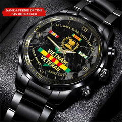 Personalized Vietnam Veteran Watch