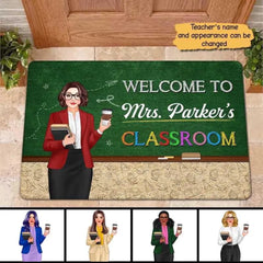 Teacher Classroom Blackboard Personalized Doormat