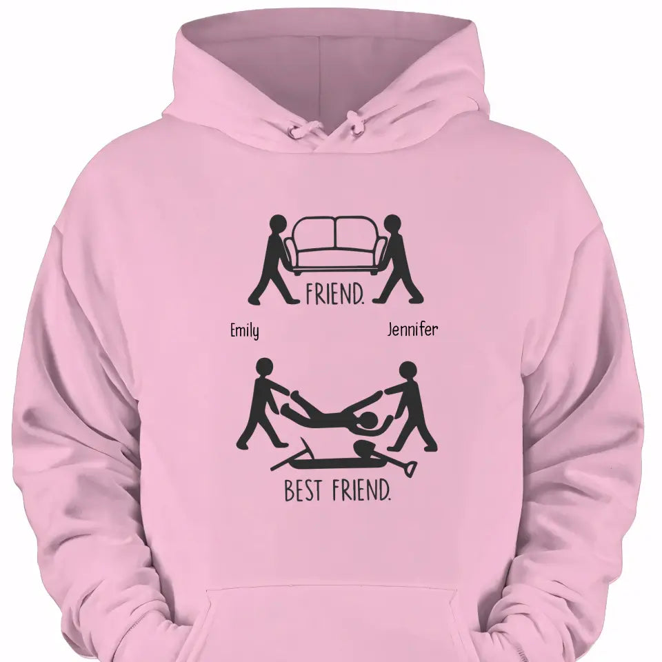 Friend Vs Best Friend Funny - Personalized T-shirt
