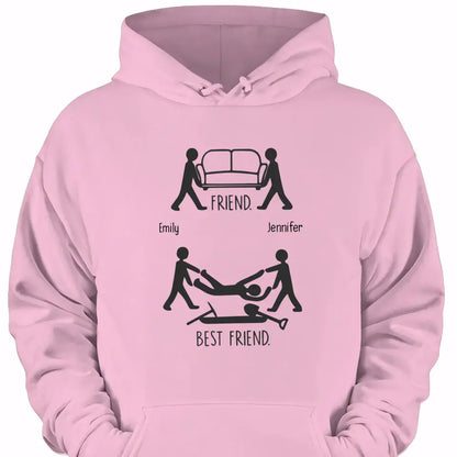 Friend Vs Best Friend Funny - Personalized T-shirt