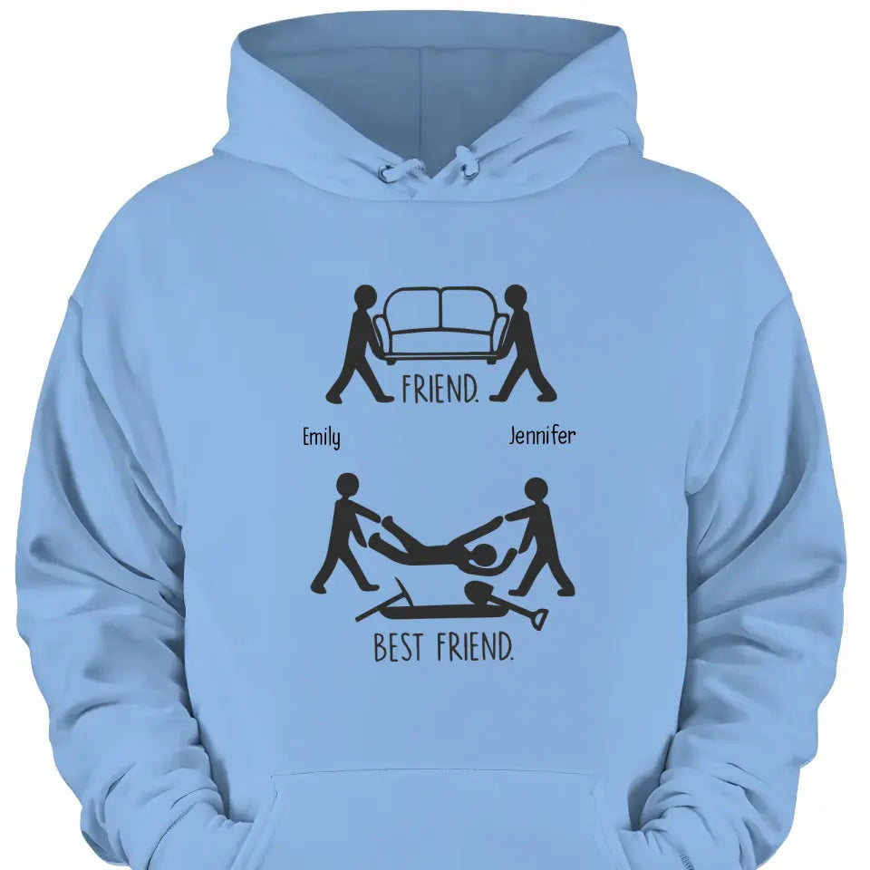Friend Vs Best Friend Funny - Personalized T-shirt