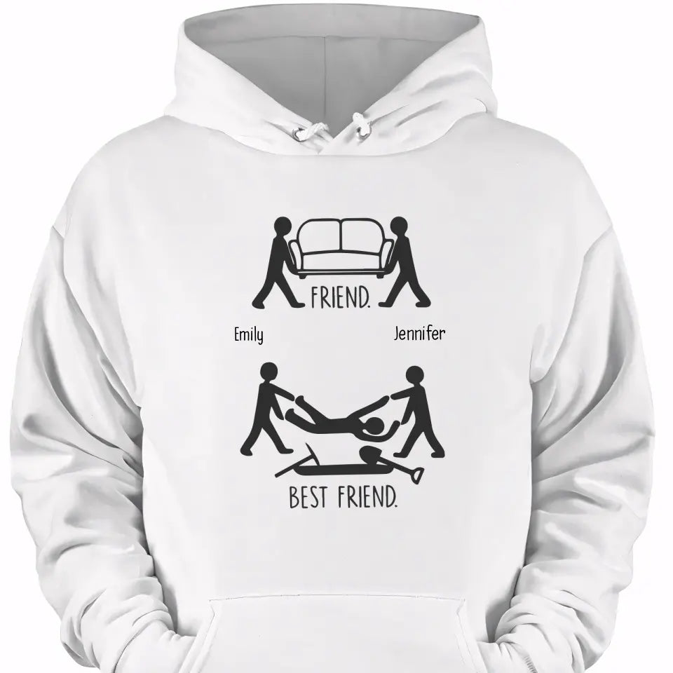 Friend Vs Best Friend Funny - Personalized T-shirt