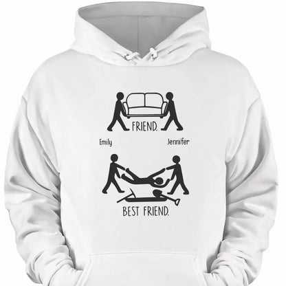Friend Vs Best Friend Funny - Personalized T-shirt