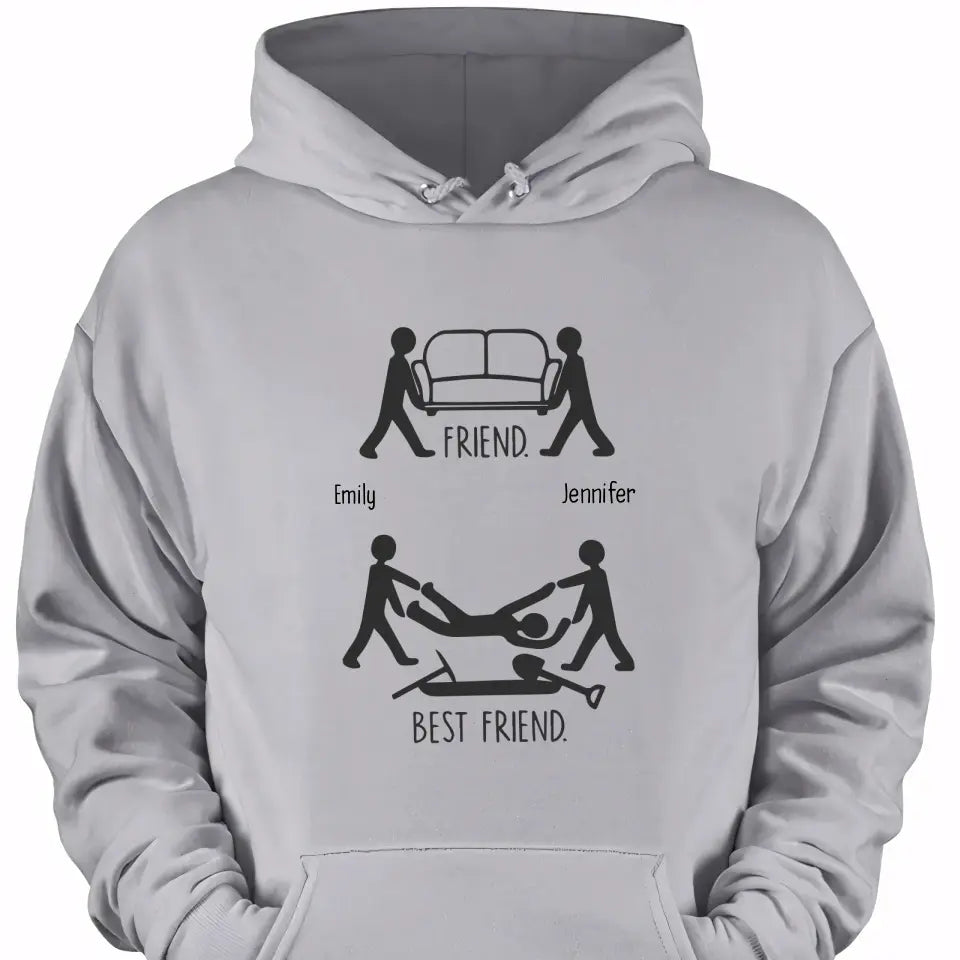 Friend Vs Best Friend Funny - Personalized T-shirt