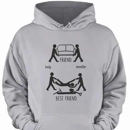 Friend Vs Best Friend Funny - Personalized T-shirt