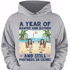 Still Partners In Crime - Personalized Couple Matching Back Printed Shirts